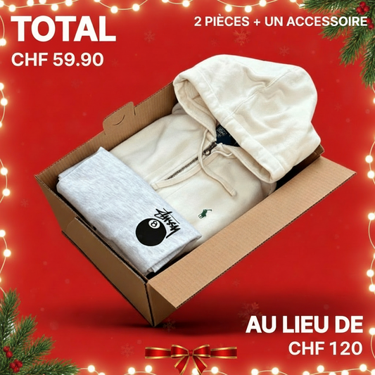 3 pièces - Christmas Mystery box + 1 chance de gagner 100 CHF