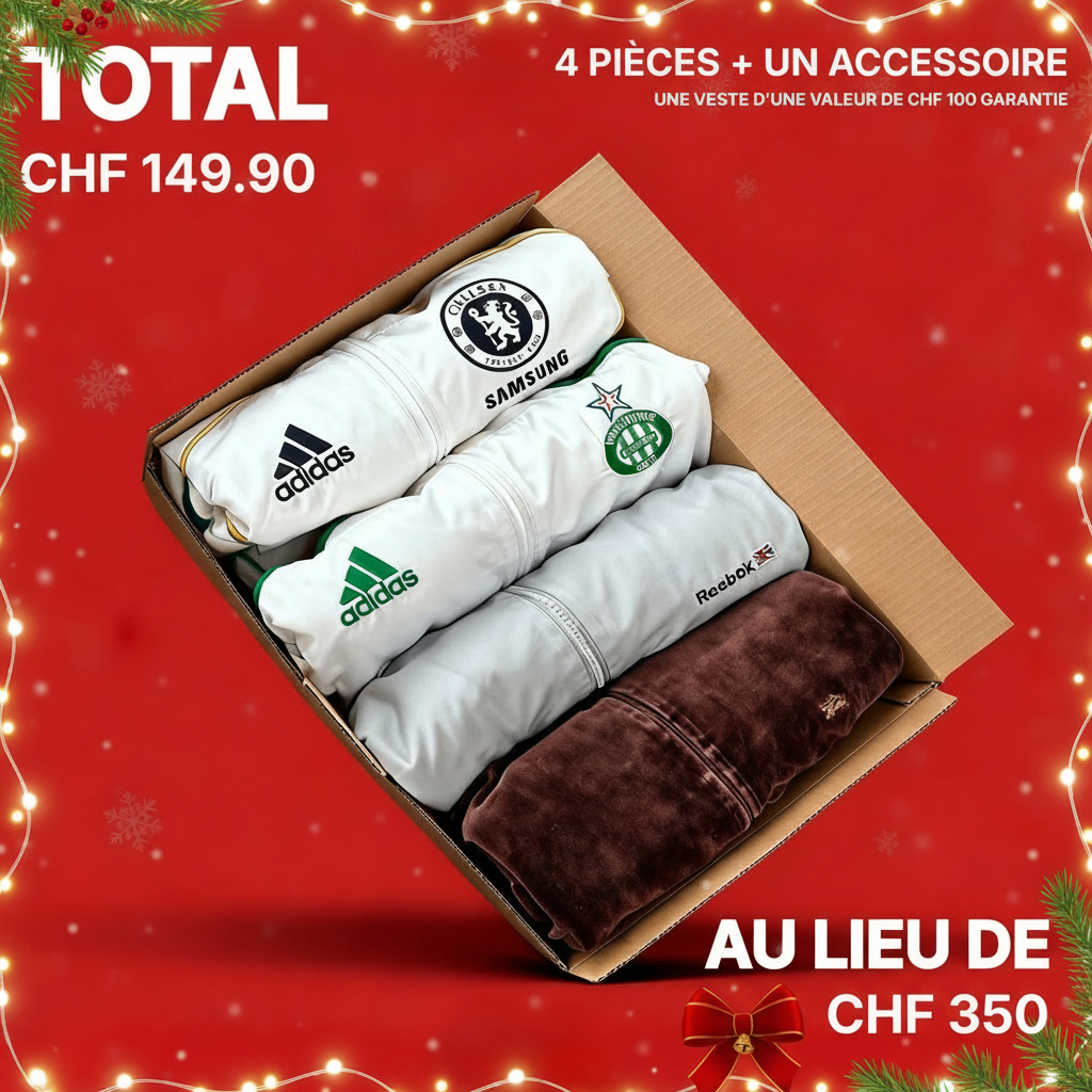 5 pièces - Christmas Mystery box + 1 chance de gagner 100 CHF